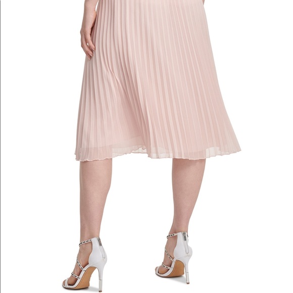 DKNY Pleated Midi Skirt - Picture 2 of 5